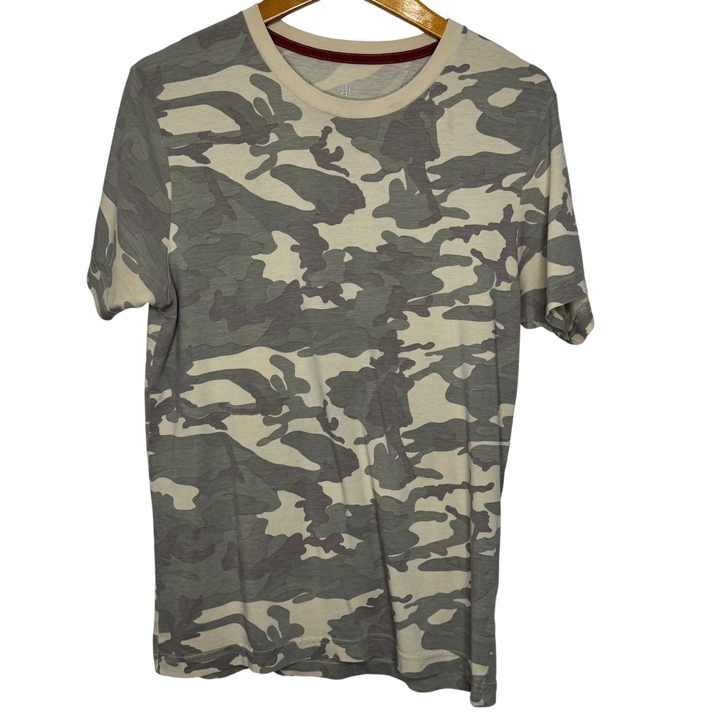 Rhone T Shirt Men's Medium Camo Light Green/Tan Short Sleeve